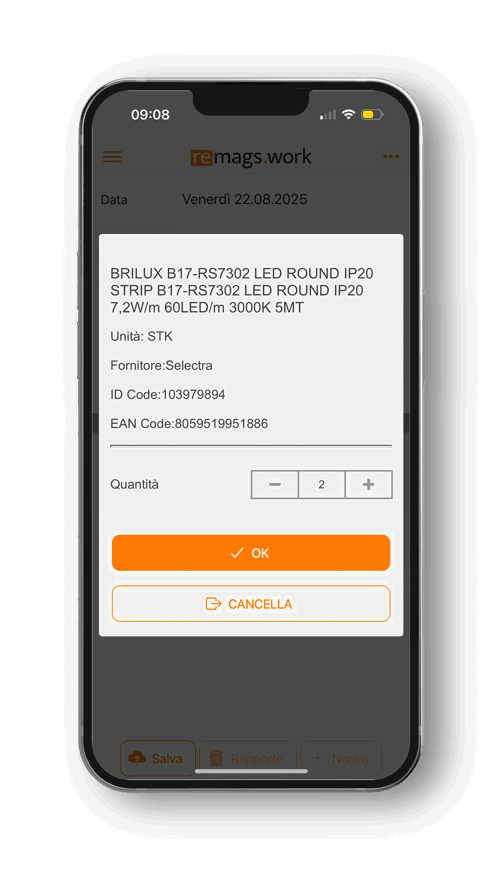 Selezione dei materiali