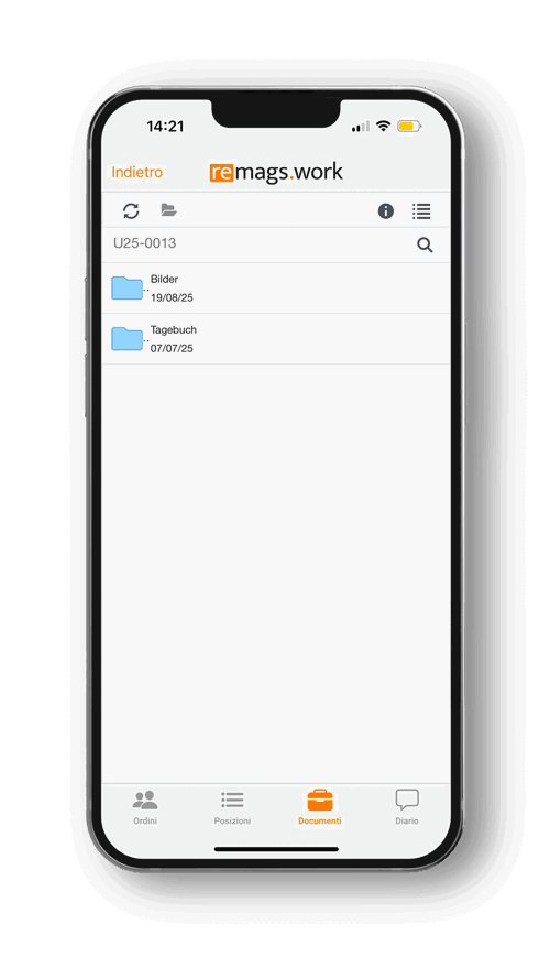 Documento dell'ordine